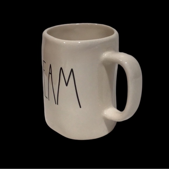 RAE DUNN by MAGENTA “DREAM” Ceramic Coffee Mug, 16 Fluid Ounces, Off-Whiten - Picture 3 of 8